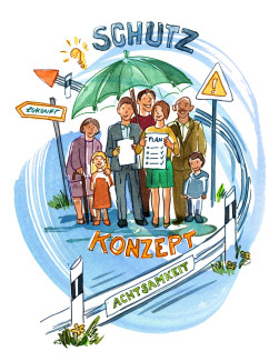 Illustration Schutzkonzeptentwicklung