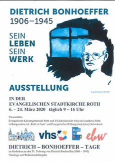 Plakatmotiv Ausstellung Bonhoeffer