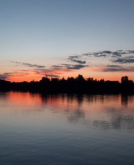 Sonnenuntergang am See
